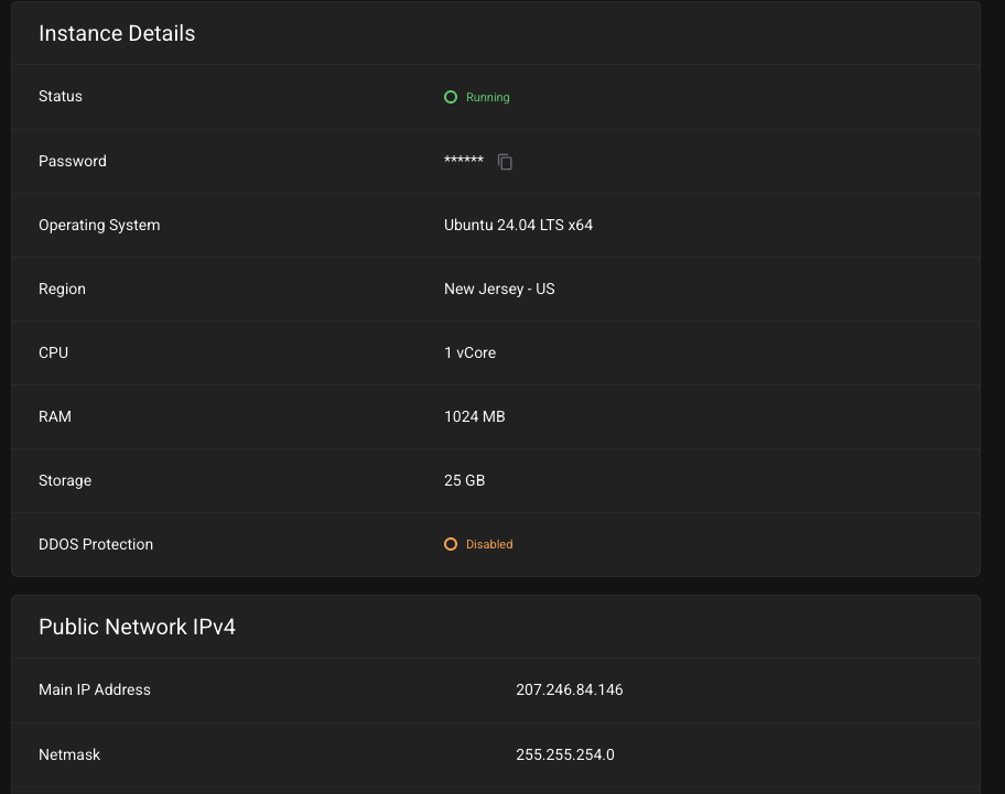 Server Details
